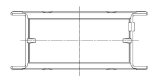 ACL Nissan L20/L24/L28 1998cc/2393cc/2753cc STD Size High Perf Main Bearing Set w/.001 Oil Clearance thumbnail 3