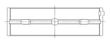 ACL Nissan VK50/VK45 Standard Size High Performance Main Bearing Set thumbnail 3