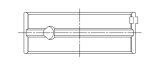 ACL Suzuki 4 - 1324cc G13A/BA Standard Size High Performance Main Bearing Set thumbnail 2