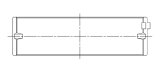 ACL Mitsubishi 6G72/6G72T/6G73 .025mm Oversized Performance Rod Bearing Set thumbnail 3