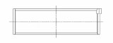 ACL Acura/Honda K20A2/K24A 0.025 Oversized High Performance Rod Bearing Set - CT-1 Coated thumbnail 3