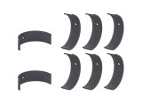ACL Nissan SR20DE/DET (2.0L) 0.25 Oversized High Perf Rod Bearing Set - 17 wide - CT-1 Coated thumbnail 4