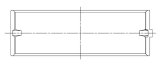 ACL Chevy V8 396/402/427/454 Race Series Std Size 0.080in Narrowed Main Bearing Set - CT-1 Coated thumbnail 4