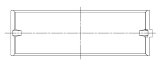 ACL Chevy V8 396/402/427/454 STD Size High Perf Main Bearing Set w/.001 Oil Clearance - CT-1 Coated thumbnail 5