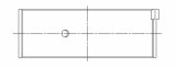 ACL Toyota/Lexus 2JZGE/2JZGTE 3.0L 0.25 Oversized High Performance Rod Bearing Set - CT-1 Coated thumbnail 3