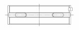 ACL Toyota/Lexus 2JZGE/2JZGTE 3.0L Std Size High Perf w/ Extra Oil Clearance Main Bearin CT-1 Coated thumbnail 5