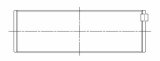 ACL Chevy 262/267/302/305/307/327/350 Race Series Std Size 18mm Wide Rod Bearing Set - CT-1 Coated thumbnail 4