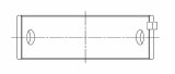 ACL Peugeot 4 1587cc (TU5) Race Series Standard Size Main Bearing Set thumbnail 2