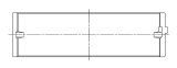 ACL Nissan VK50VE/VK45DE Standard Size High Performance w/ Extra Oil Clearance Main Bearing Set thumbnail 3