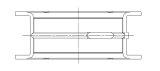 ACL Ford 4 2300cc OHV Twin Cam (Dual Spark Plug) .020in Oversized High Performance Main Bearing Set thumbnail 8