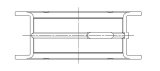 ACL Ford 4 2300cc OHV Twin Cam (Dual Spark Plug) Standard High Performance Main Bearing Set thumbnail 3