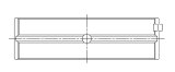 ACL Mitsubishi/Hyundai 6G72/6G73 2.5/3.0L V6 Standard Size Main Bearing Set thumbnail 3