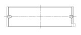 ACL Nissan KA24DE Inline 4 Standard High Performance W/ Extra Oil Clearance Main Bearing Set thumbnail 3