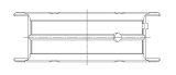 ACL Nissan KA24DE Inline 4 Standard High Performance W/ Extra Oil Clearance Main Bearing Set thumbnail 4