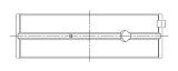 ACL Nissan KA24DE Inline 4 Standard High Performance W/ Extra Oil Clearance Main Bearing Set thumbnail 6