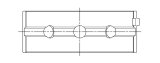 ACL Toyota 1RZ, 2RZ, 2TZ, 3RZ Inline 4 Standard Size High Performance Main Bearing Set thumbnail 4