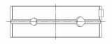ACL Nissan TD42 Standard Size High Performance Main Bearing Set thumbnail 3