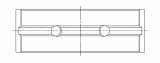 ACL Ford 2.0L/2.3L DOHC Duratec Race Series Main Bearing Set (Size .025) thumbnail 4