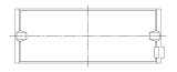 ACL Ford 4 2300 (Single Spark Plug engines) Race Series Engine Crankshaft Main Bearing Set thumbnail 3