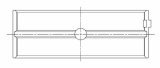 ACL **Coated** Chevrolet V8 396-402-427-454 Race Series Engine Crankshaft Main Bearing Set thumbnail 5