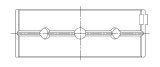 ACL Lancia Delta HF Integrale 1995cc Inline 4 Turbo Engine Crankshaft Main Bearing Set thumbnail 3