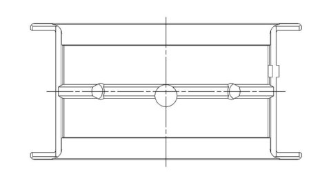 ACL Chev V8 396-402-427-454 Race Series (Narrowed) Engine Crankshaft Main Bearing Set thumbnail 3