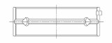 ACL Mitsubishi 4G63/4G64 Standard Size Calico Coated Standard Size High Performance Main Bearing thumbnail 4