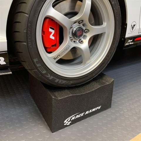 Race Ramps Adjustable Height 14in. High Wheel Cribs (Extra Wide) thumbnail 4