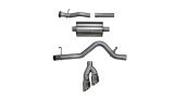 Corsa 2017-2022 Chevy Colorado 3.6L Extended Cab/ Long Bed Sport Cat-Back System Single Rear Exit thumbnail 1