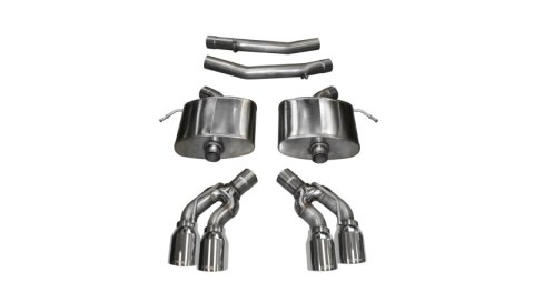 Corsa 2016-2019 Cadillac CTS V Sedan 6.2L V8 2.75in Polished Sport Axle-Back Exhaust thumbnail 6