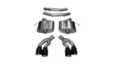 Corsa 2016-2019 Cadillac CTS V 6.2L V8 2.75in Black Xtreme Axle-Back Exhaust thumbnail 2