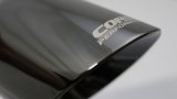 Corsa Single Universal 2.5in Inlet / 3.5in Outlet Black PVD Pro-Series Tip Kit thumbnail 7