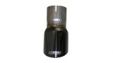 Corsa Single Universal 2.75in Inlet / 3.5in Outlet Black PVD Pro-Series Tip Kit thumbnail 5