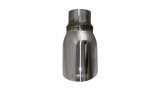 Corsa Single Universal 2.5in Inlet / 4in Outlet Polished Pro-Series Tip Kit thumbnail 1