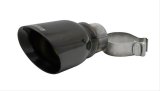 Corsa Single Universal 2.5in Inlet / 4in Outlet Black PVD Pro-Series Tip Kit thumbnail 2