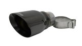 Corsa Single Universal 2.5in Inlet / 4in Outlet Black PVD Pro-Series Tip Kit thumbnail 4