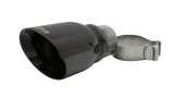 Corsa Single Universal 2.5in Inlet / 4in Outlet Black PVD Pro-Series Tip Kit thumbnail 8