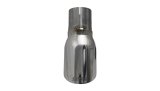 Corsa Single Universal 2.75in Inlet / 4in Outlet Polished Pro-Series Tip Kit thumbnail 3