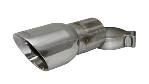 Corsa Single Universal 3.0in Inlet / 4in Outlet Polished Pro-Series Tip Kit thumbnail 1
