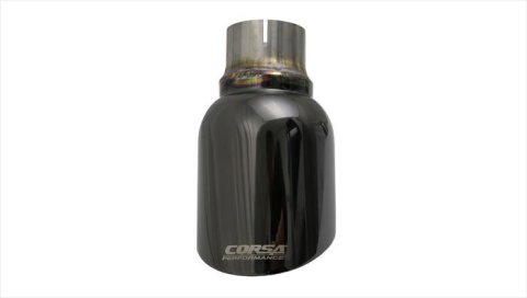 Corsa 2011-2024 Single Universal 2.5in Inlet / 4.5in Outlet Black PVD Pro-Series Tip Kit thumbnail 2