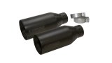 Corsa 2017-2020 Ford F-150 Raptor 3in Inlet / 5in Outlet Black Cerakote Tip Kit (For Corsa Exh Only) thumbnail 2