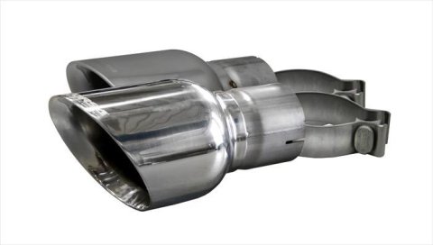 Corsa 2015-2025 Ford Mustang GT 3.0in Inlet / 4.5in Outlet Polished Tip Kit (For Corsa Exhaust Only) thumbnail 1