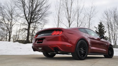 Corsa 2015-2025 Ford Mustang GT 3.0in Inlet / 4.5in Outlet Black PVD Tip Kit (For Corsa ExhaustOnly) thumbnail 3