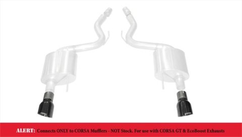 Corsa 2015-2025 Ford Mustang GT 3.0in Inlet / 4.5in Outlet Black PVD Tip Kit (For Corsa ExhaustOnly) thumbnail 9