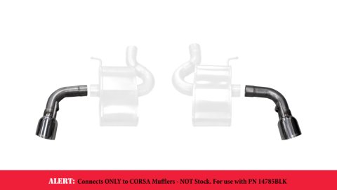 Corsa 2016-2024 Chevy Camaro SS 2.75in Inlet / 4.5in Outlet Polished Tip Kit (For Corsa ExhaustOnly) thumbnail 5