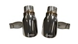 Corsa 2015-2016 Dodge Charger R/T w/ Pursuit Valance 2.5in Inlet / 4in Outlet Polished Tip Kit thumbnail 2