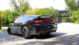 Corsa 11-14 Dodge Charger SXT 2.5in Sport Cat-Back Dual Rear Exit w/ Twin 3.0in Black Tips thumbnail 1