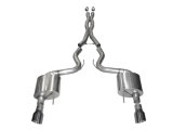 Corsa 15-17 Ford Mustang GT Coupe 5.0L 3in Xtreme Cat-Back Exhaust Dual Rear Exit w/ Gun Metal Tips thumbnail 2
