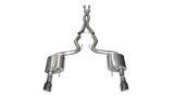 Corsa 2015-17 Ford Mustang GT Coupe 5.0L 3in Sport Cat-Back Exhaust Dual Rear Exit w/ Gun Metal Tips thumbnail 2