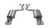 Corsa 2018-2023 Ford Mustang GT Fastback 5.0L 3in Sport Axle-Back Exhaust w/ 4in Polished Tips thumbnail 1